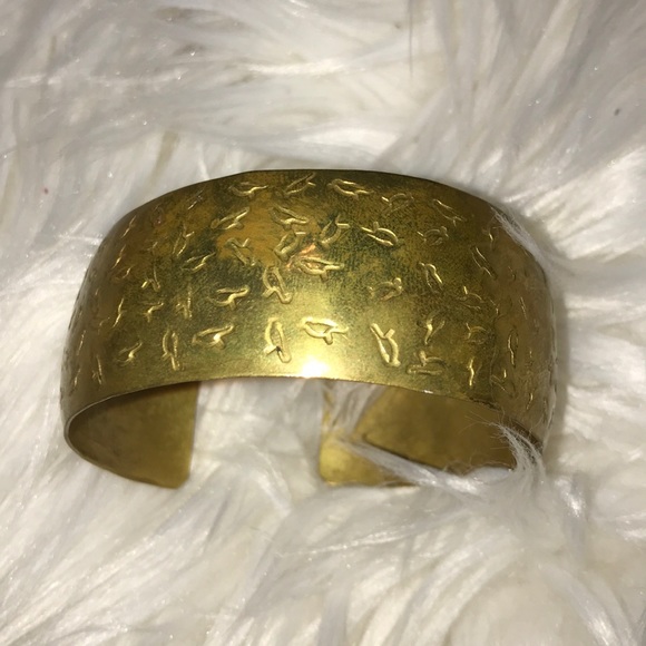 Antique Jewelry - Brass cuff